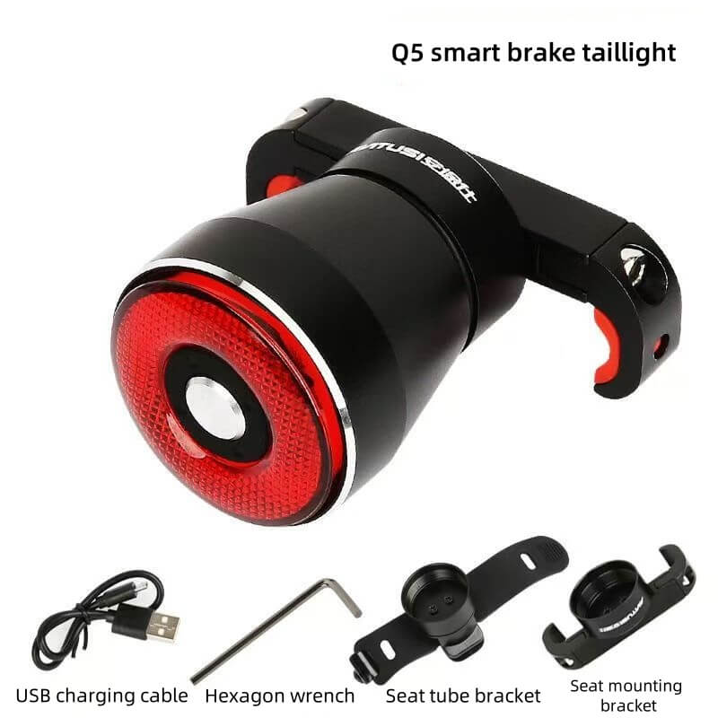 Intelligent Sensor Brake Bicycle Taillight