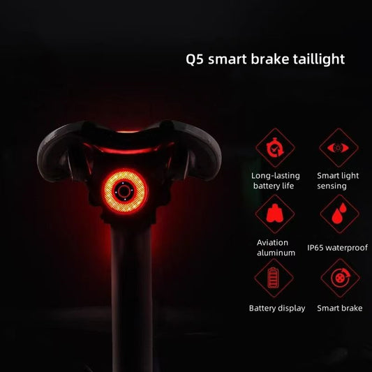Intelligent Sensor Brake Bicycle Taillight